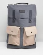 Artsac Workshop Contrast Twin Pocket Backpack - Gray