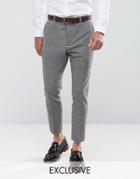 Heart & Dagger Tapered Pant In Dogstooth - Gray