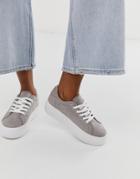 Truffle Collection Flatform Sneakers - Beige