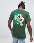Ripndip Tie Tropicalia T-shirt With Back Print In Green - Green