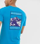 The North Face Faces T-shirt In Blue Exclusive At Asos
