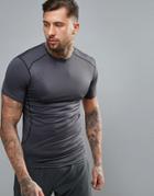 New Look Sport T-shirt In Dark Grey - Gray