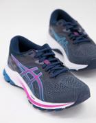 Asics Running Gt-1000 Sneakers In Black And Pink