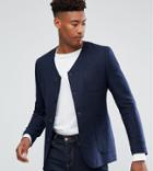 Heart & Dagger Tall High Break Slim Worker Jacket - Navy