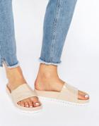 Call It Spring Sebastiani Flat Beach Slider - Nude