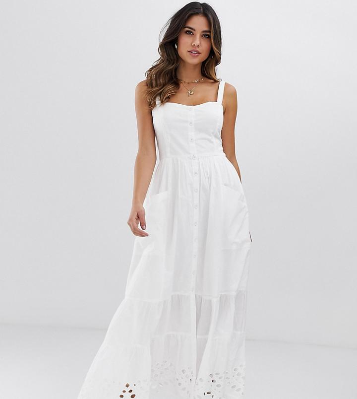 French Connection Ancolie Broderie Midi Dress