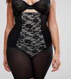 New Look Curve Lace Shaping Short - Black