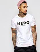 Hero's Heroine T-shirt With Orchid Print