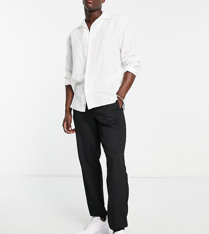 Fred Perry Logo Sweatpants In Black Exclusive To Asos