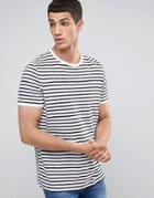 Celio Striped T-shirt - Navy