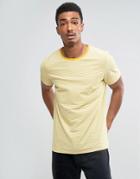 Weekday Darko Stripe T-shirt - Yellow