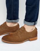 Call It Spring Edaussi Suede Derby Shoes - Tan