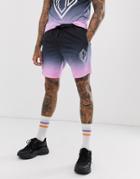 Religion Two-piece Shorts In Fade Navy And Pink - Navy