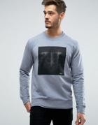 Hugo By Hugo Boss Dardust Diamond Sweatshirt - Gray