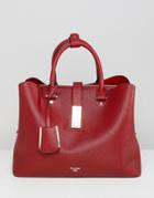 Dune Diella Red Tote Bag With Detachable Strap - Red