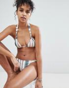 Billabong Stripe Bikini Top-multi