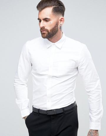 Rudie Smart Oxford Shirt - White