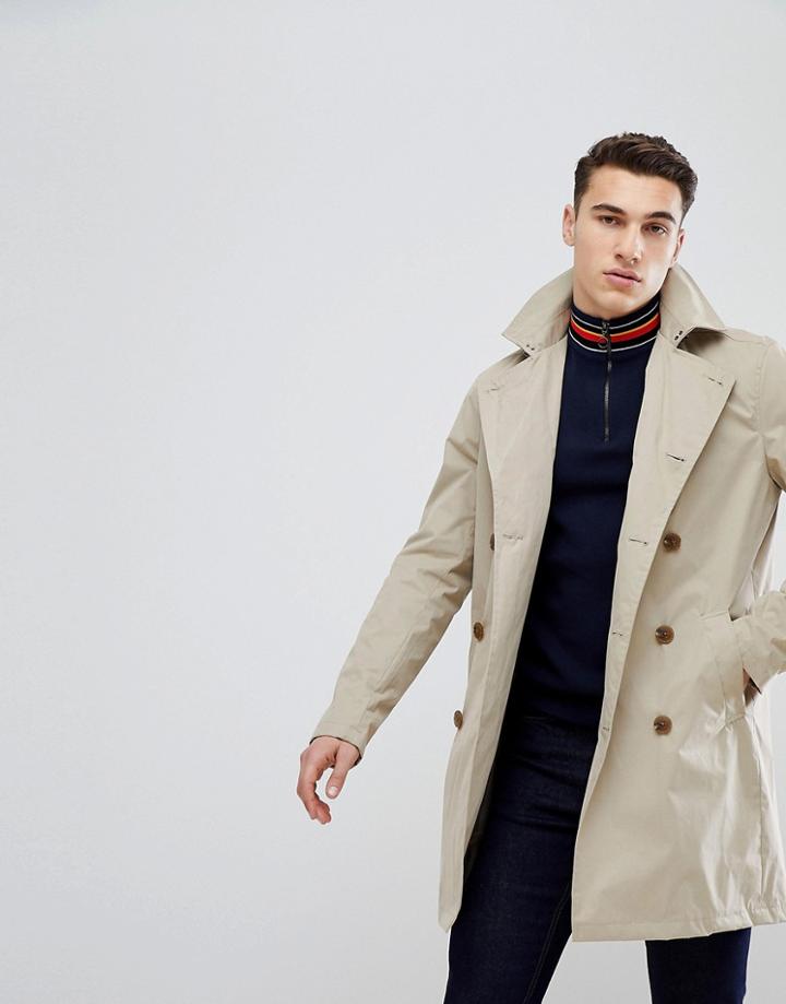 Stradivarius Trench Coat In Beige - Beige