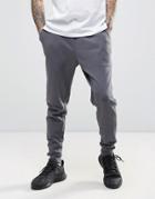 Asos Tapered Joggers In Murky Blue - Blue