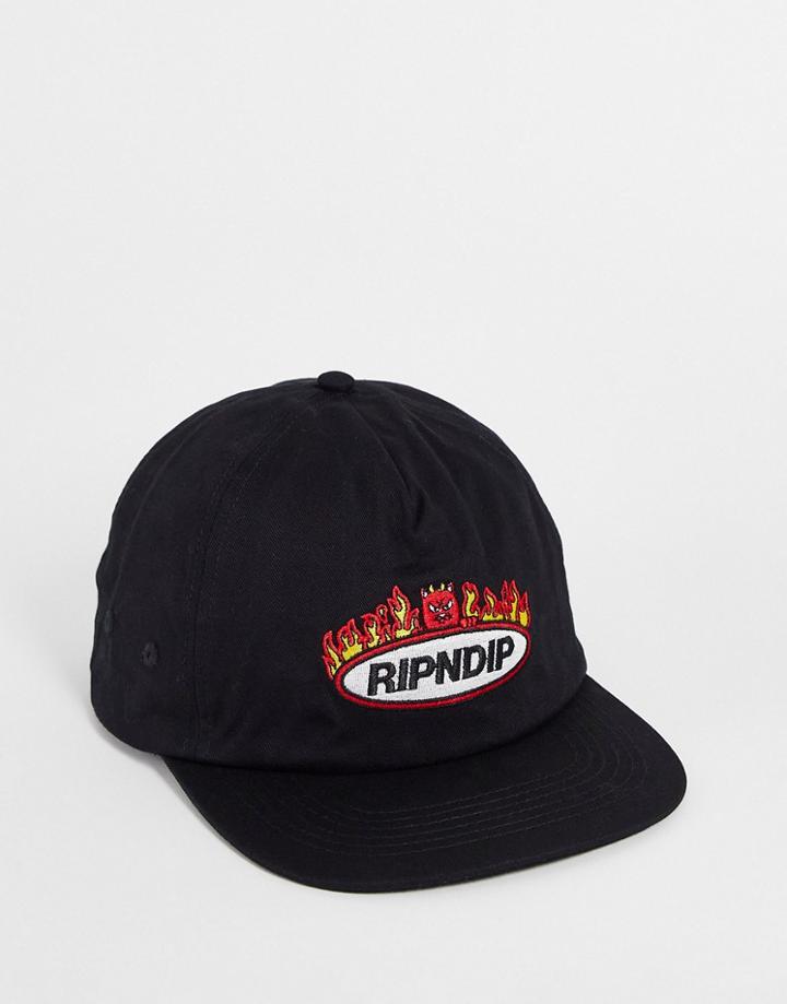 Ripndip Welcome To Heck Trucker Cap In Black