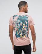 Friend Or Faux Stewart Back Print T-shirt - Pink