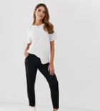 Asos Design Maternity Petite Ultimate Jersey Peg Pants - Black