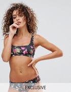 Free Society Floral Bikini Top - Multi