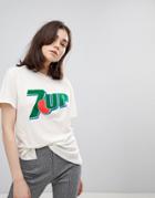 Stradivarius 7 Up T-shirt - White