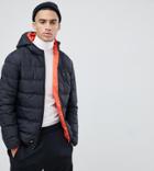 Sixth June Puffer Jacket With Hood In Black Exclusive To Asos - Black