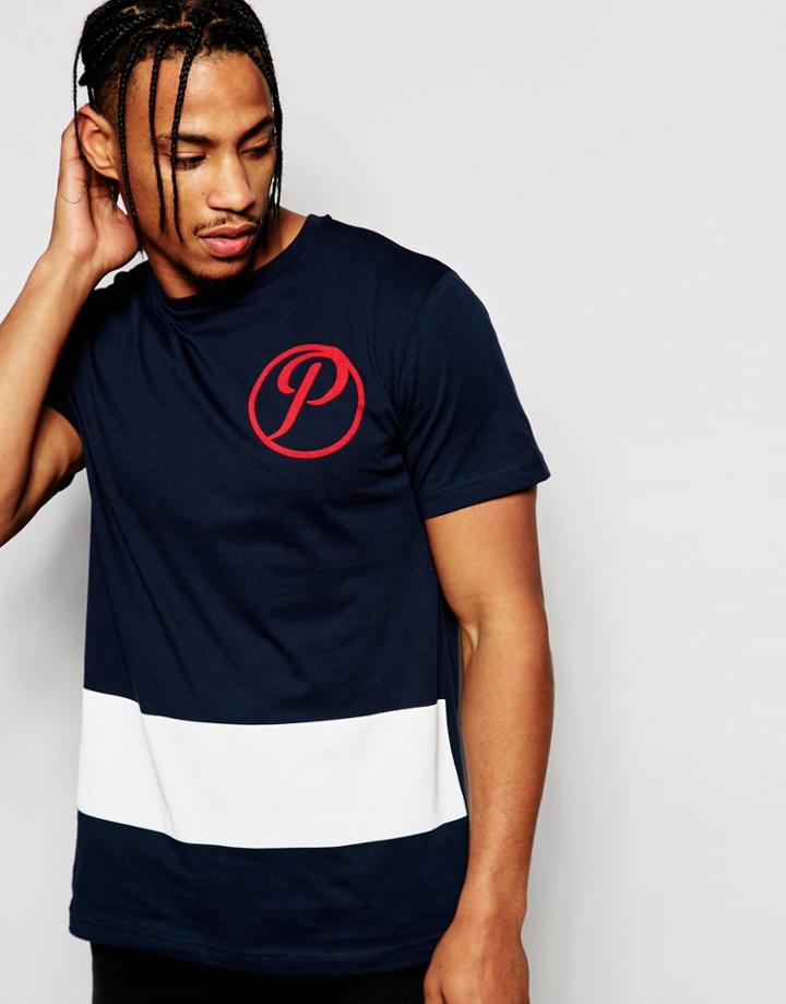 Playground Team P Circle T-shirt - Navy