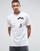 Pull & Bear Mickey Mouse T-shirt In White - White