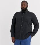 French Connection Plus Plain Flannel Shirt-gray