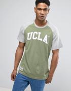 Ucla Logo Print Raglan Sleeve T-shirt - Green