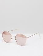 New Look Round Metal Sunglasses - Silver