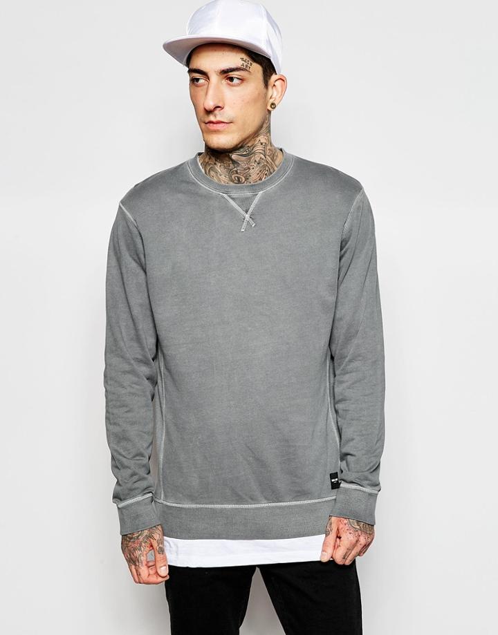 Only & Sons Washed Sweatshirt - Black