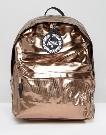 Hype Bronze Backpack - Gold