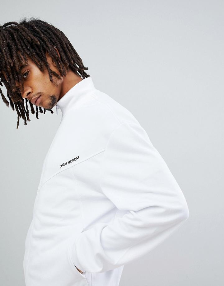 Cheap Monday Run Logo Track Jacket - White