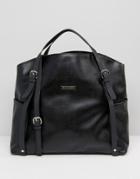 Silvian Heach Large Tote Bag With Detachable Strap - Black
