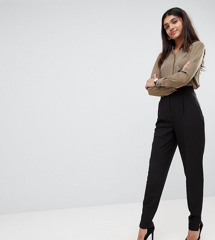 Asos Design Tall Mix & Match Cigarette Pants - Black