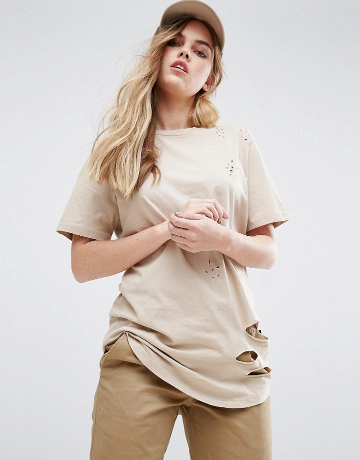 Criminal Damage Shoreditch T-shirt - Cream