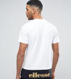 Ellesse T-shirt With Logo Hem-white