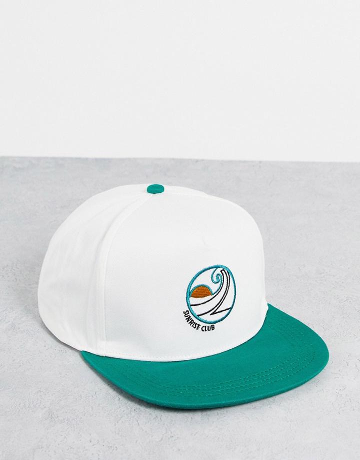 Boardmans Motif Trucker Cap In White