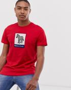 Ps Paul Smith Bold Zebra Slim Fit T-shirt In Red