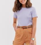 Glamorous Brown Suede Waist And Hip Jeans Belt With Resin Buckle