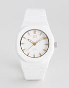 D1 Milano Gold Collection White Watch - White