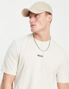 Boss Tchup T-shirt In Off White