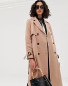 Vero Moda Fluid Trench Coat-pink