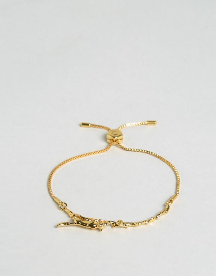Bill Skinner Mini Fox Friendship Bracelet - Gold