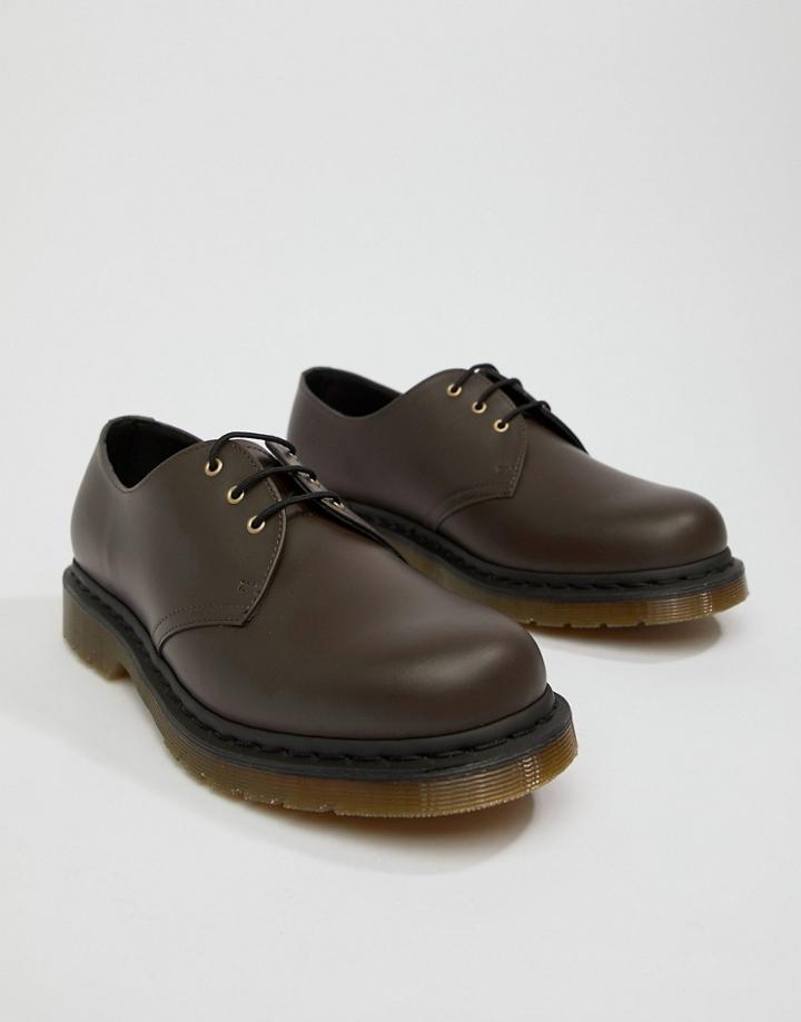 Dr Martens 1461 Shoes In Chocolate - Brown