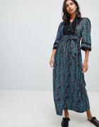 Sabina Musayev Deep Forest Print Maxi Dress - Multi